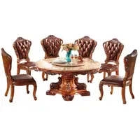 JV moebel Klassische Barock Esszimmergarnitur 130 x 75 x