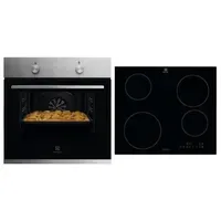 Electrolux ELXB2X (KOHLH00BX + CIB60424CK) Backofenset 7Heizarten AquaClean Induktionskochfeld
