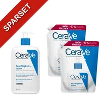 CeraVe Feuchtigkeitslotion + 2x Nachfüllpack