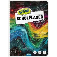 Trötsch Verlag Schulplaner WOW Waves 26/27 Weiß