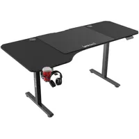 Pro.tec Höhenverstellbarer Tisch Stryn 160x75cm Schwarz