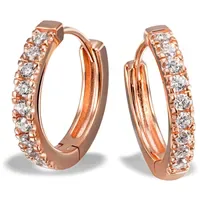 Goldmaid Creolen rosa 925 Silber