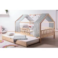 TICAA Hausbett Kim 100 x 200 cm Kiefer massiv