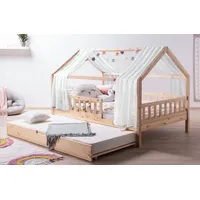 TICAA Hausbett Kim 100 x 200 cm Kiefer massiv