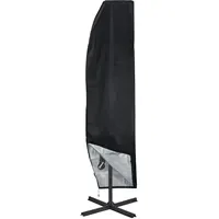 Relaxdays Schirmhülle wasserdicht Schwarz