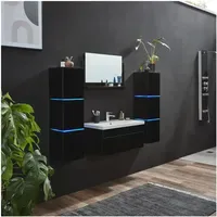 Home Deluxe Wangerooge BIG 5-tlg. Schwarz