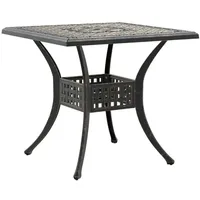 VidaXL Gartentisch Bronzen 80 x 80 x 75 cm