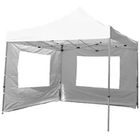 VCM Faltpavillon 3 x 3 m inkl. 2 Seitenteile