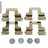 HERTH+BUSS JAKOPARTS Zubehörsatz, Scheibenbremsbelag J3663032