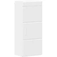VidaXL Badezimmer-Wandschrank mit Regal TULUM Weiß 37 x 24,5
