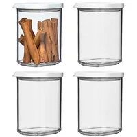 Mepal Modula Mini Vorratsdose weiß 0,375 l 4-teiliges Set