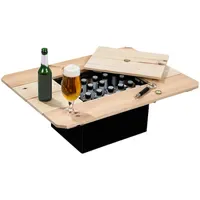 Gravidus Bierkasten Holztisch Tischaufsatz Stehtisch Bierkastenaufsatz