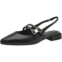 Marco Tozzi Damen Slingpumps Spitz Elegant, Schwarz (Black), 38