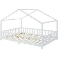 [en.casa] Kinderbett Treviolo 140 x 200 cm Kiefer massiv