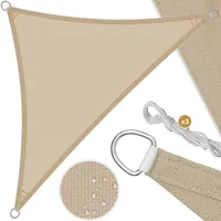 Kesser KESSER® Sonnensegel Sonnenschutz Windschutz HDPE Gewebe wasserabweisend &