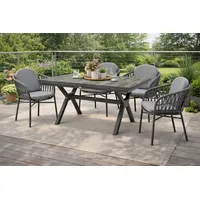 Destiny Como Set 4-tlg. Grau