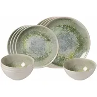 Ritzenhoff & Breker Cecina Basic-Set 12-tlg. gemustert - Jade