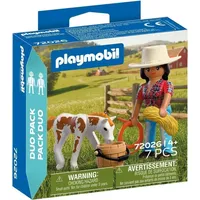 Playmobil Horses of Waterfall DuoPack Reiterin mit Fohlen 72026