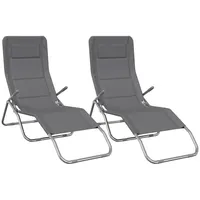 VidaXL Sonnenliegen 2 St. 2 x 60 x 108