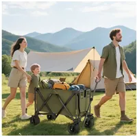 Outsunny Bollerwagen faltbar grün