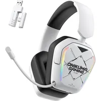 ONIKUMA BT883 Gaming-Kopfhörer Weiß