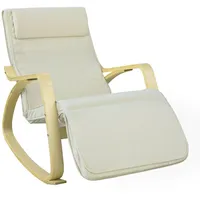 SoBuy Schaukelstuhl FST16-W Baumwolle 78 x 65 x 90