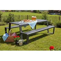 Lesli Living Estilo Set 7-tlg. Anthrazit/Grau