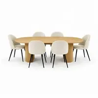 VCM ebuy24 Essgruppe, Essgruppe Kyoto 7-teilig (MDF, Papier)