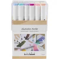 Creativ Company Zeichenmarker 24 St. mehrfarbig