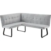 ByLIVING Eckbank BYLIVING "Talea Küchenbank", hellgrau, B:168cm H:93,5cm T:128cm,