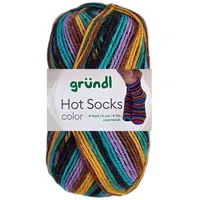 Gründl Wolle Hot Socks color 4-fach - Sockenwolle -