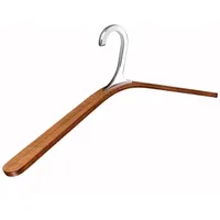 PieperConcept Kleiderbügel PIEPERCONCEPT "Flu", beige (natur, silberfarben), B:46cm H:17,5cm
