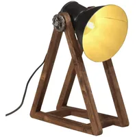 VidaXL Schreibtischlampe 1 E27 30x17x40 cm schwarz