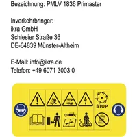 Primaster Elektro-Vertikutierer/Lüfter PMLV 1836