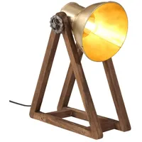 VidaXL Schreibtischlampe Antik-Messing 1