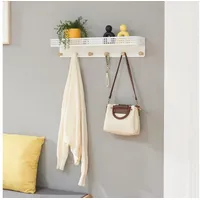 [en.casa] Wandgarderobe Jäller Weiß