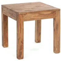 DESIGN DELIGHTS Square 50 Beige Mahagoni 50 x 50