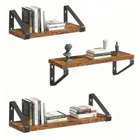 Relaxdays Wandregal 3er Set 30 x 35 x 40