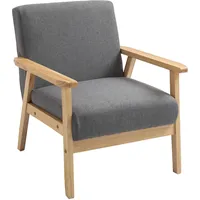 Homcom Relaxsessel Leinen 70 x 72 x 64 cm