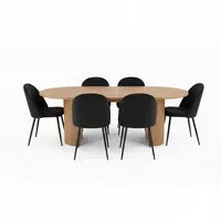 VCM ebuy24 Essgruppe, Essgruppe Kyoto 7-teilig (Holz, MDF)