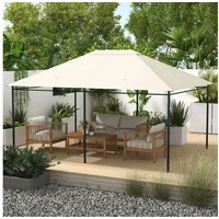 Outsunny Ersatzdach für Garten 3,97 x 2,97 m Pavilliondach