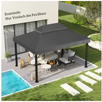 Outsunny Ersatzdach für Pavillon 3 x 4m, wasserdicht Pvc
