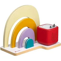 Tonies Kinderregal Regenbogen 110 x 40 cm Holz bunt