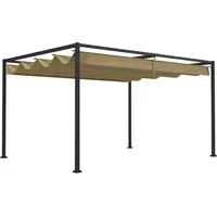 Outsunny Pergola 2,29 x 2,13 m Beige/Khaki