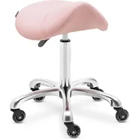 Physa York Powder PINK ergonomischer Rollhocker höhenverstellbar