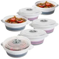 Sustania Mikrowellengeschirr 6-teiliges Set mehrfarbig 2 l