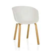 Hjh living Schalenstuhl OSLO W Kunststoff weiß
