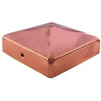 Holmwerk Pfostenkappe 12 x 12 cm Kupfer