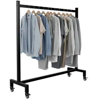 CLP Gisborne Kleiderständer 120x38x120 schwarz