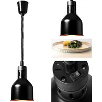 Royal Catering Wärmelampe matt-schwarz 17 x 17 x 28.5
